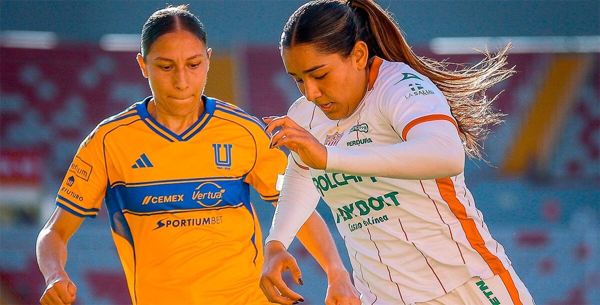 Tigres Femenil, Diana Ordóñez, Myra Delgadillo, Natalia Colin, Mía Villalpando, Necaxa, Centellas, Liga MX Femenil, Clausura 2026