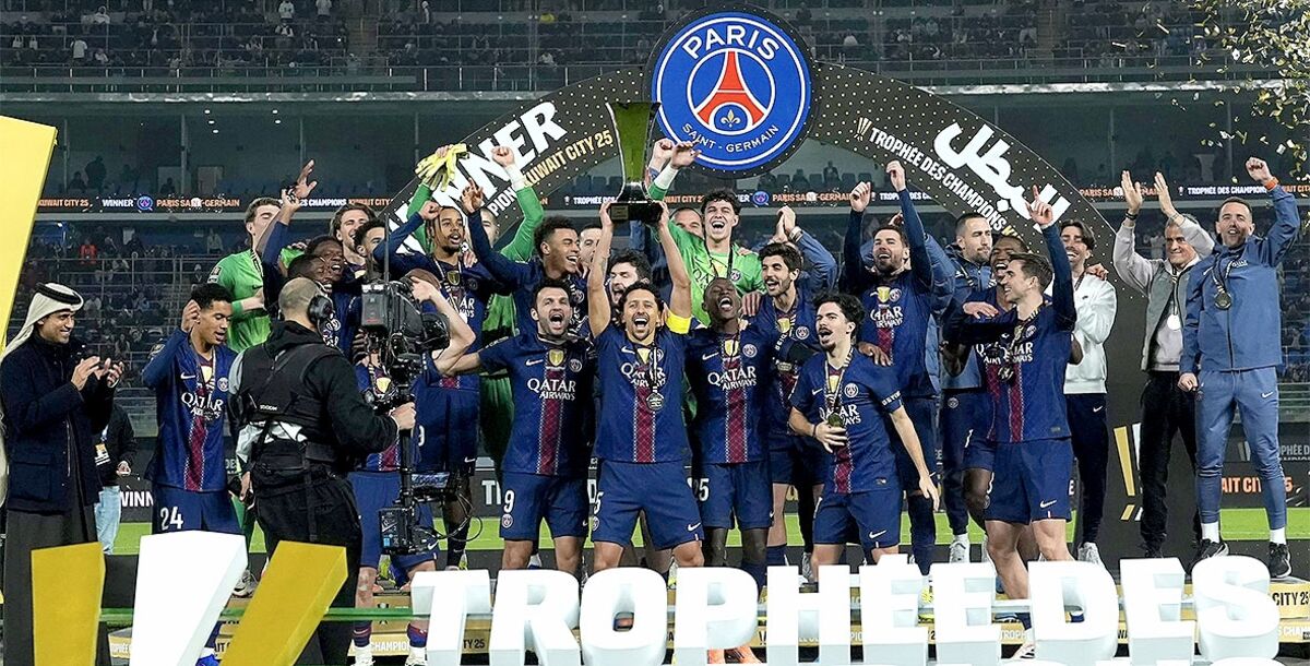 París Saint-Germain, Olympique de Marsella, OM, Supercopa de Francia, Trofeo de Campeones, Kuwait, crónica, resultado, goles