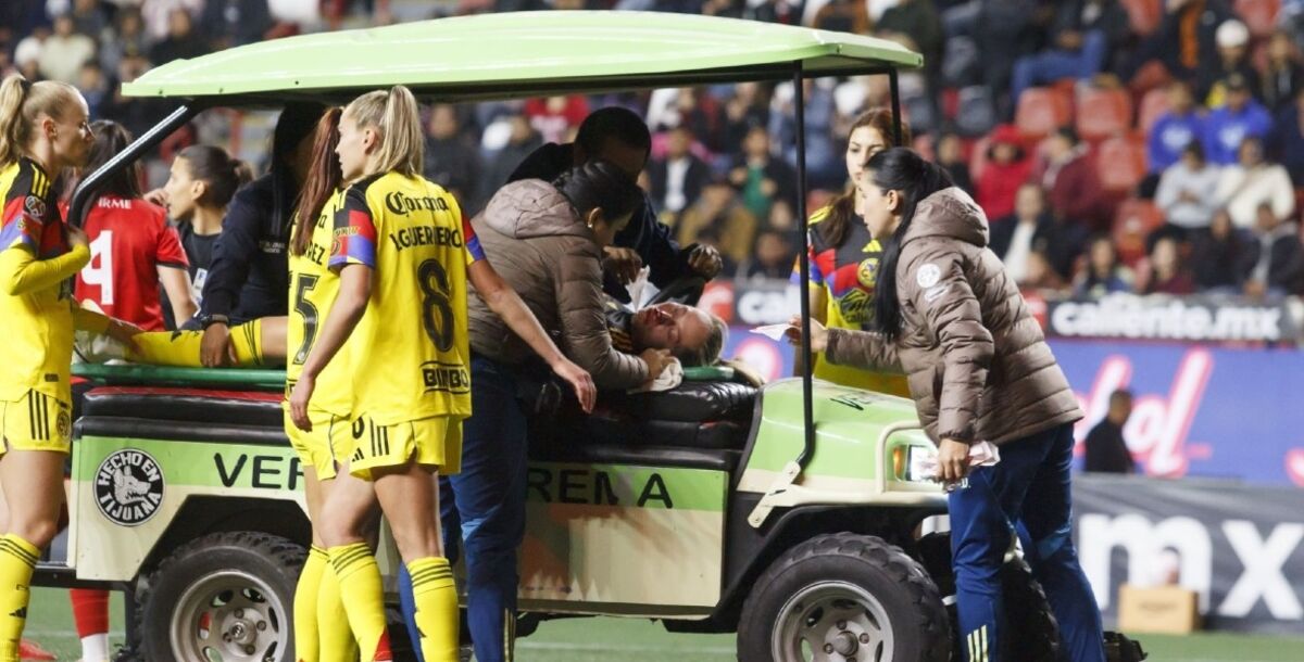 América Femenil, Isa Haas, fractura, golpe, operación, cirugía, Tijuana, codazo, Liga MX Femenil