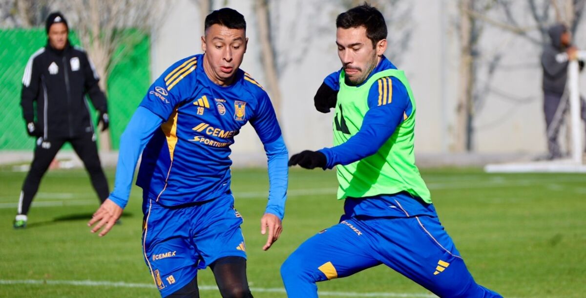 Tigres, entrenamiento, Gignac, Lainez, Ozziel Herrera, Marco farfán, Liga MX