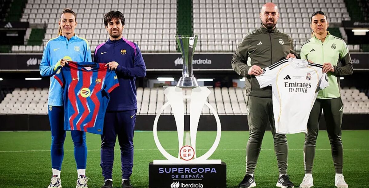 RFEF, Supercopa de España Femenil, Barcelona Femenil, Real Madrid, Pere Romeu, Antonio Rodríguez, Alexia Putellas, Misa Rodríguez, previa
