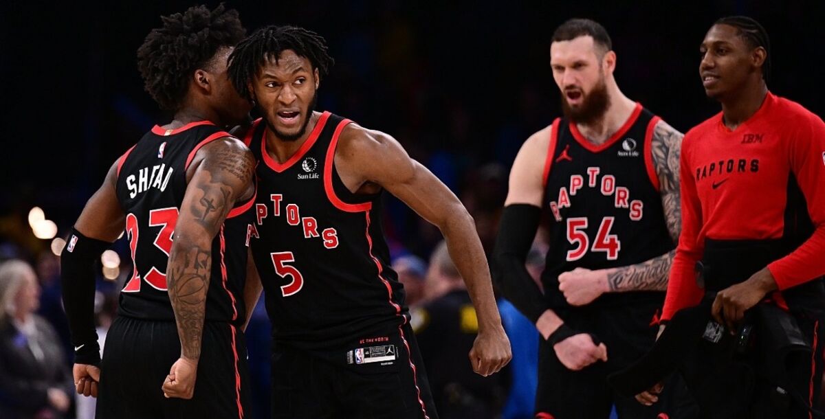 Toronto Raptors, Oklahoma City Thunder, Scottie Barnes, Immanuel Quickley, NBA, resultados