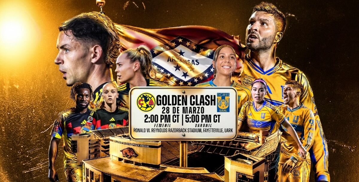 Tigres, Ámerica, Varonil, Femenil, amistosos, Golden Clash, Arkansas, Estados Unidos