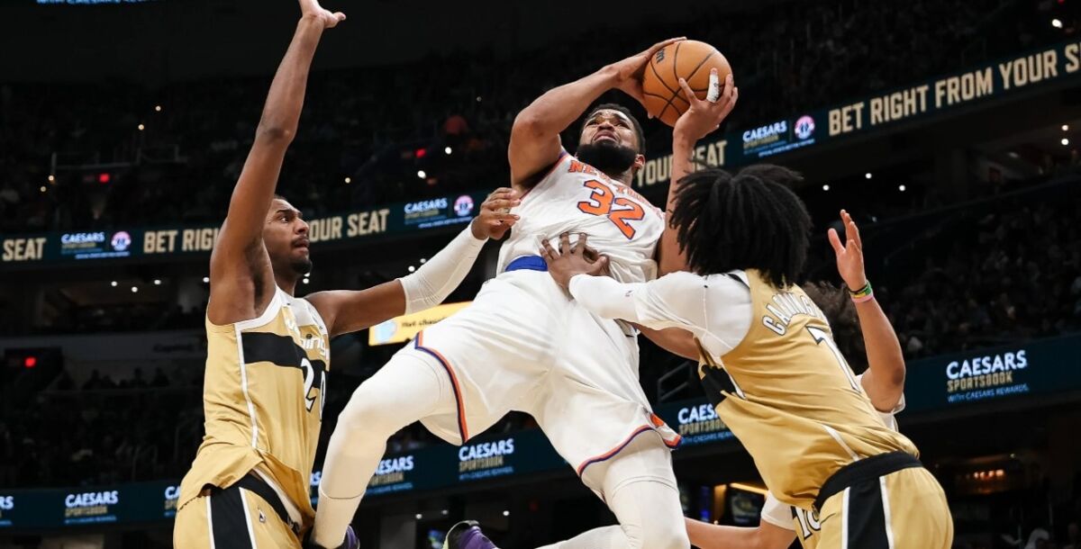 New York Knicks, racha de victorias, Washington Wizards, Mikal Bridges, resultados, NBA