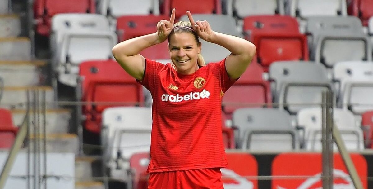 Toluca Femenil, Eugénie Le Sommer, Atlético de San Luis, Liga MX Femenil, Liderato, crónica, goles, resultado