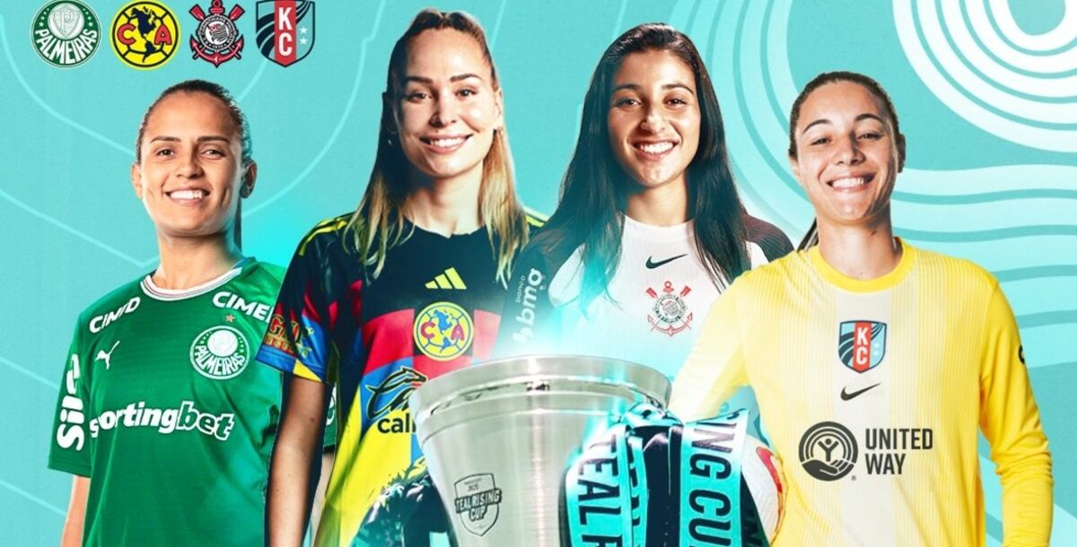 América Femenil, Teal Rising Cup, cuadrangular, KC Current, Palmeiras, Corinthians