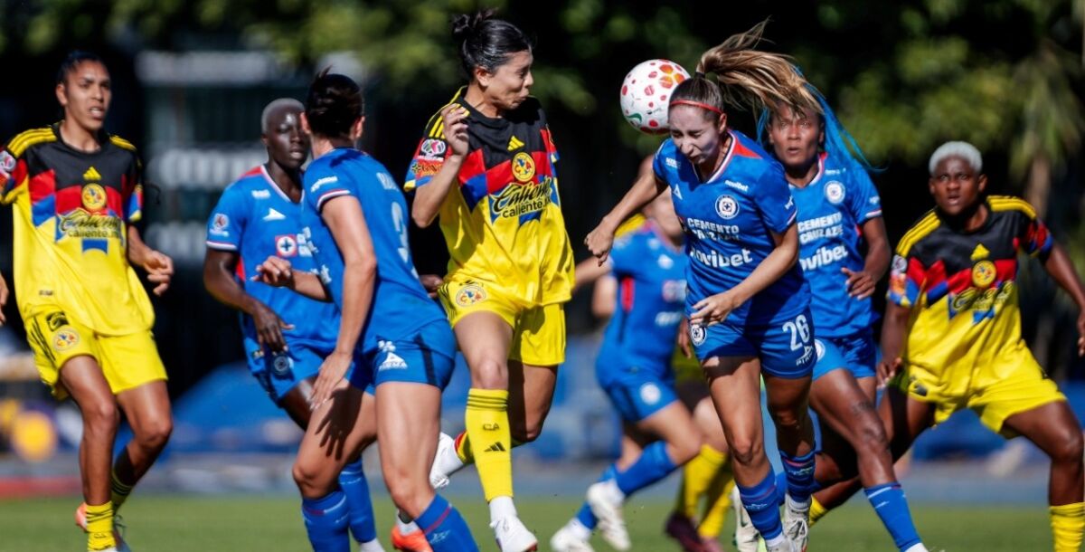 América Femenil, Cruz Azul, crónica, jornada 8, Irene Guerrero, Geyse, Gabriela García, Aerial Chavarín, Liga MX Femenil