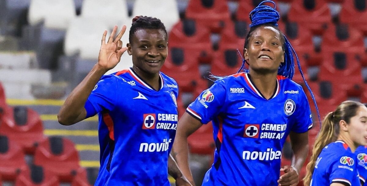 Cruz Azul Femenil, la Máquina, Atlas, goles, jornada 10, Liga MX Femenil, Uchenna Kanu, triplete, Aerial Chavarín