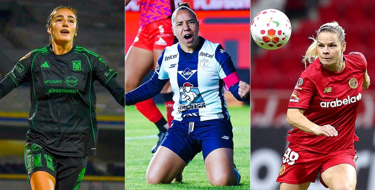 Charlyn Corral, Diana Ordóñez, Eugénie Le Sommer, Liga MX Femenil, Clausura 2026, liderato de goleo