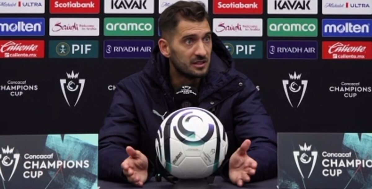 Rayados, conferencia, Nicolás Sánchez, técnico, Cruz Azul, Champions Cup, eliminación