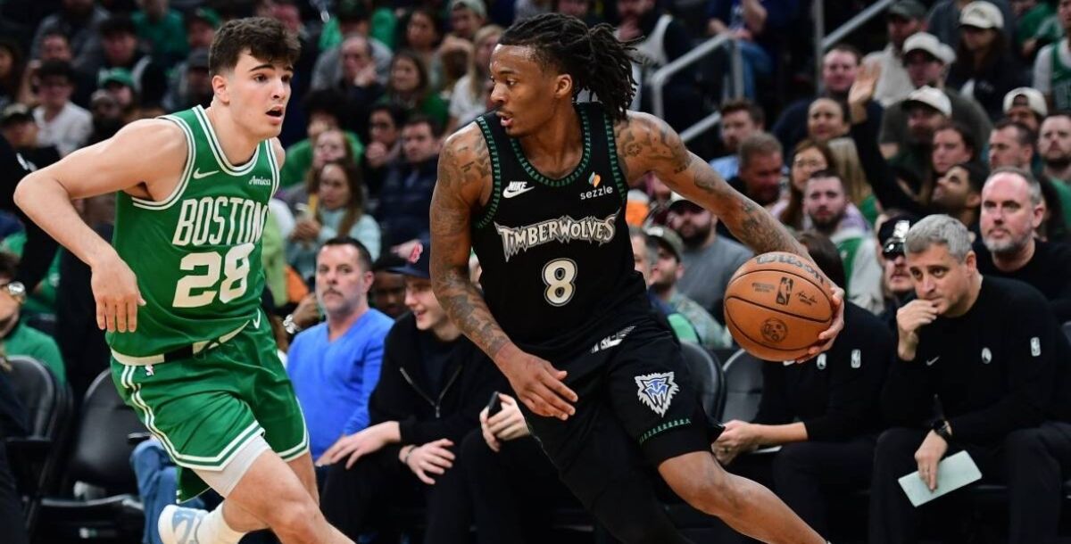 Minnesota Timberwolves, Boston Celtics, racha, triunfo, Bones Hyland, Anthony Edwrads, Denver Nuggets, Nikola Jokic