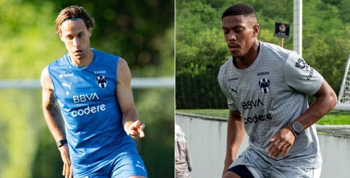 Rayados, entrenamiento, Anthony Martial, Sergio Canales, Victor Guzmán, Stefan Medina, Liga MX