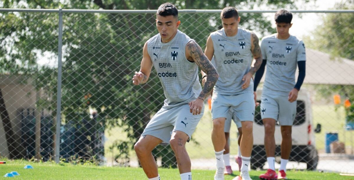 Rayados, entrenamiento, Lucas Ocampos, Óliver Torres, Canales, Martial, Aceves, Jesús Corona, Liga MX