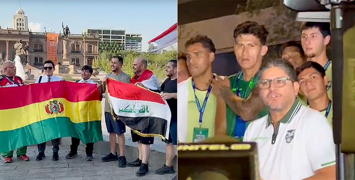 Mundial 2026, Bolivia, Irak, Repechaje FIFA, Monterrey, Macroplaza, color, ambiente, fiesta