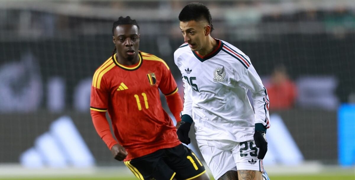 amistoso, Mexico, Belgica, Jorge Sanchez, gol, Julian Quiñones, seleccion mexicana, Dodi Lukebakio