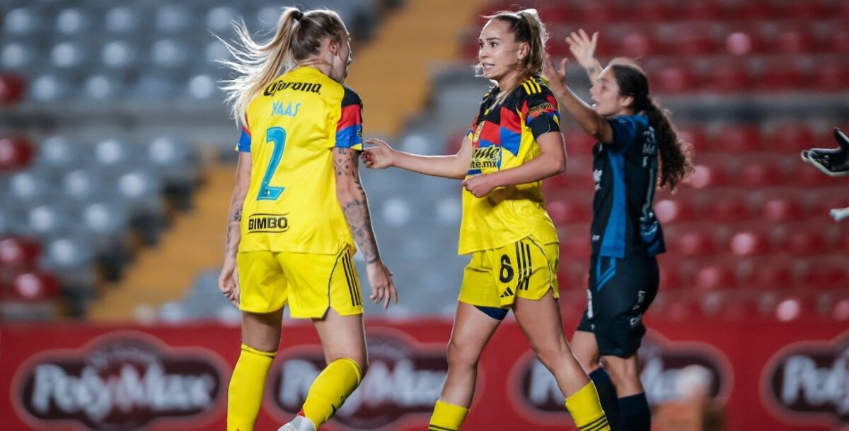 América Femenil, Querétaro, Gallos, crónica, jornada 16, Liga MX Femenil. Irene Guerrero, Isa Haas, Alexa Soto