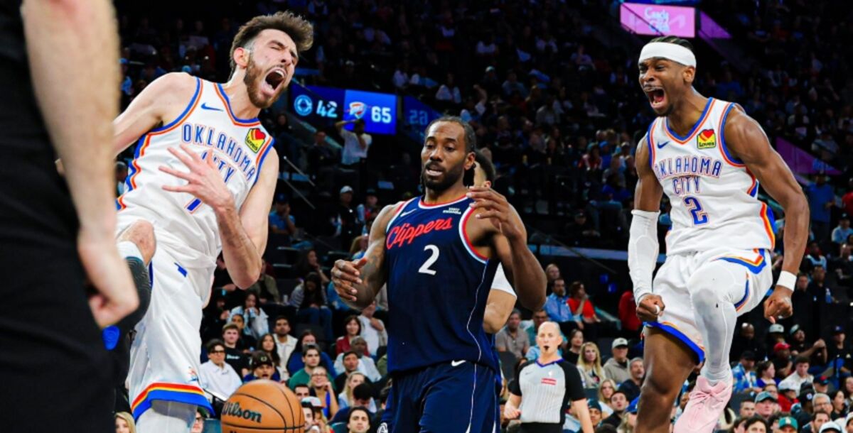 Oklahoma City Thunder, lider, Chet Holmgren, Shai Gilgeous-Alexander, Denver Nuggets, Jokic, Orlando Magic, Playoffs, Play-In, NBA