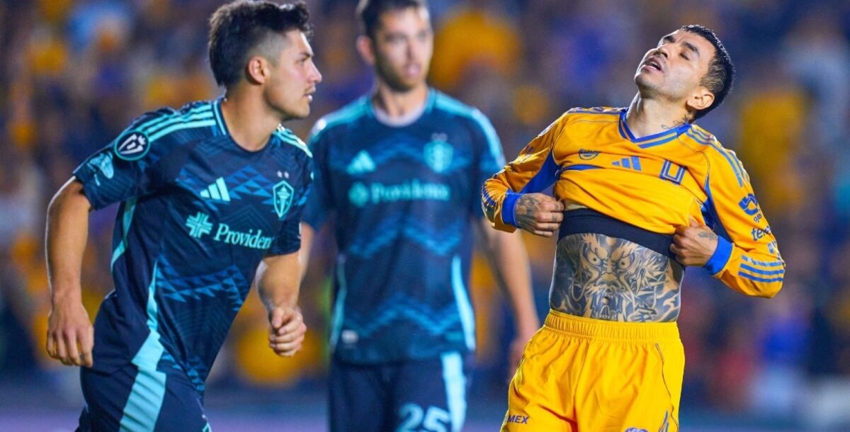Tigres, Ángel Correa, mal momento, penal fallado, Seattle Sounders, Champions Cup