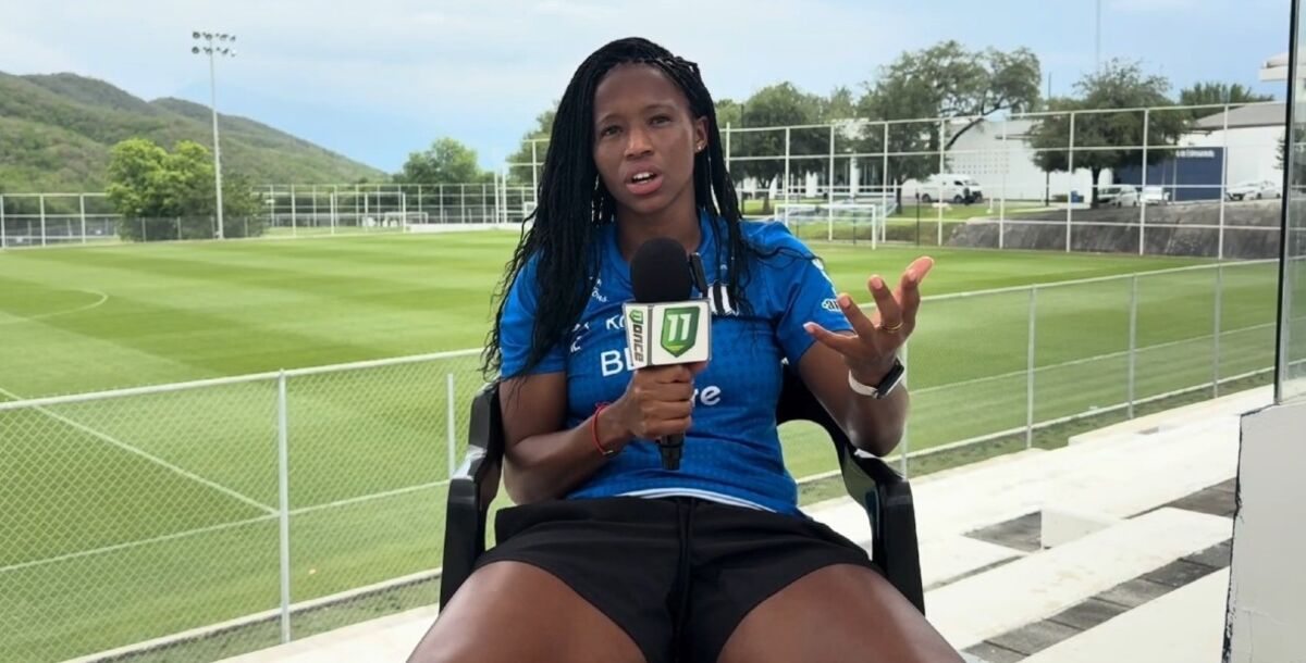 Rayadas, Jermiane Seoposenwe, entrevista, Tigres, Clásico Femenil, Estadio BBVA, Liga MX Femenil, Anika Rodríguez