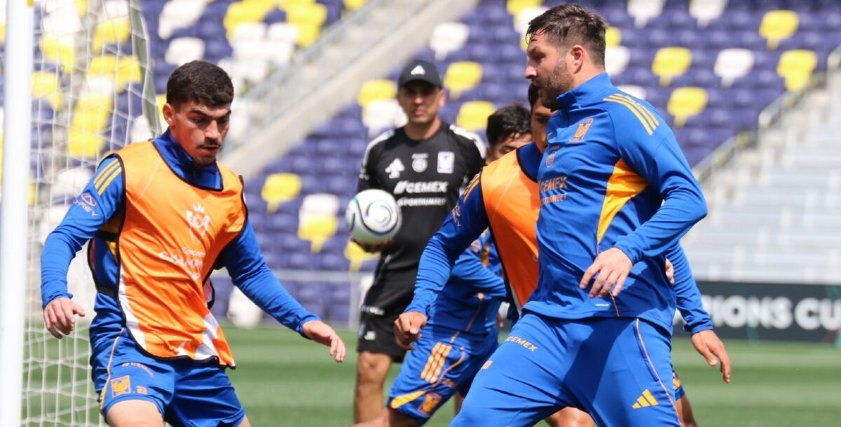 Tigres, entrenamiento, Champions Cup, Concachampions, Nashville, Semifinales, Vladimir Loroña, Joaquim, Jesús Garza