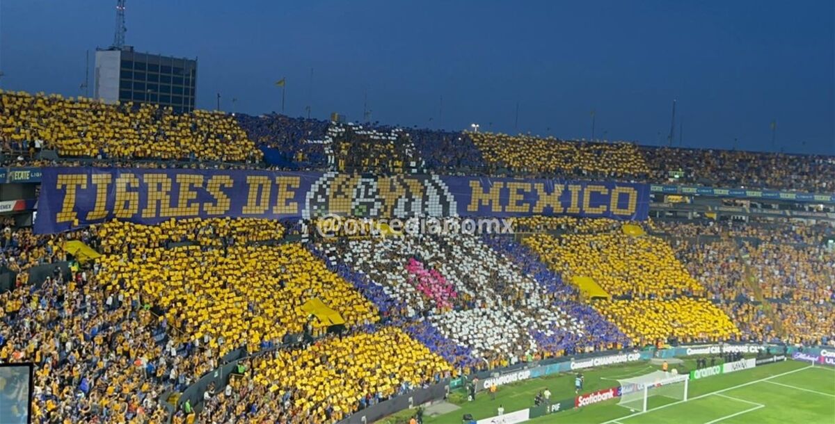 Afición, Tigres, Estadio Universitario, Champions Cup, mosaico, Tigres de Mexico, abucheos, Marcelo Flores, Diego Sanchez, ovación, Juan Brunetta, Nashville, Diego Lainez, aplausos, ambiente