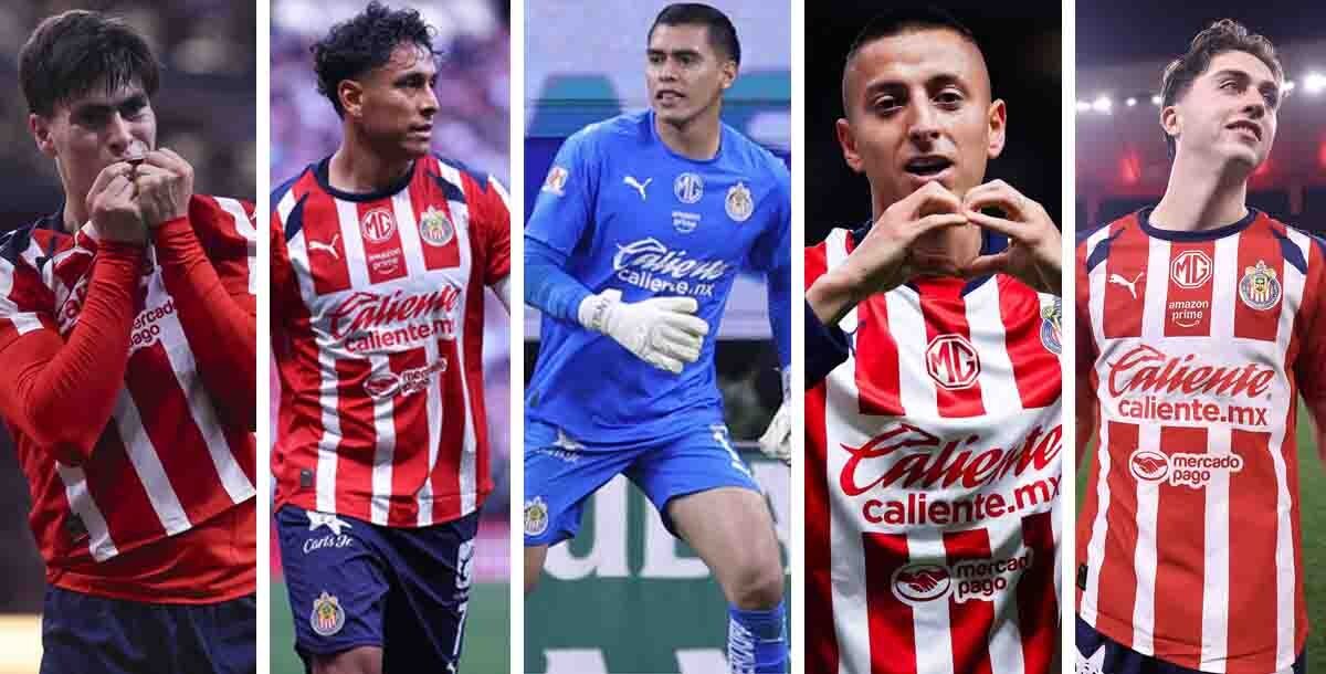 Chivas, Selección Mexicana, Tigres, Mundial, Raúl Rangel, Roberto Alvarado, Armando González, Brian Gutiérrez, Luis Romo, Amaury