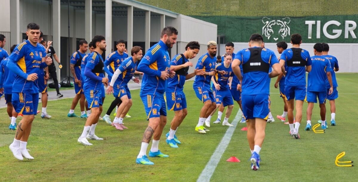 Tigres, entrenamiento, Fernando Gorriarán, Ozziel Herrera, Joaquim Pereira, Liga MX, Chivas, Cuartos