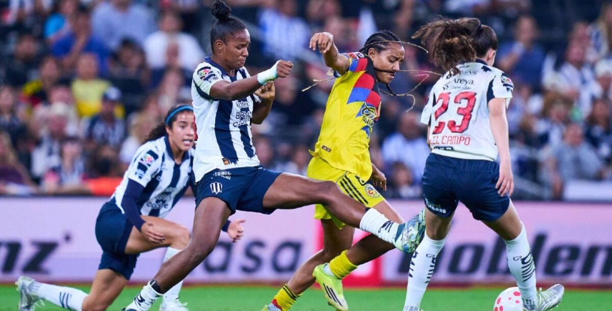 Rayadas, triunfo, América Femenil, análisis, Final de Ida, Liga MX Femenil, Alice Soto, Valeria del Campo, Daiane Limeira, Amandine Miquel