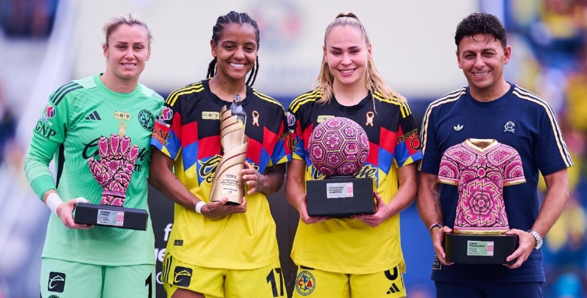 América Femenil, campeón, premiación, MVP, reconocimientos, Irene Guerrero, Geyse Ferreira, Ángel Villacampa, Sandra Paños, Liga MX Femenil