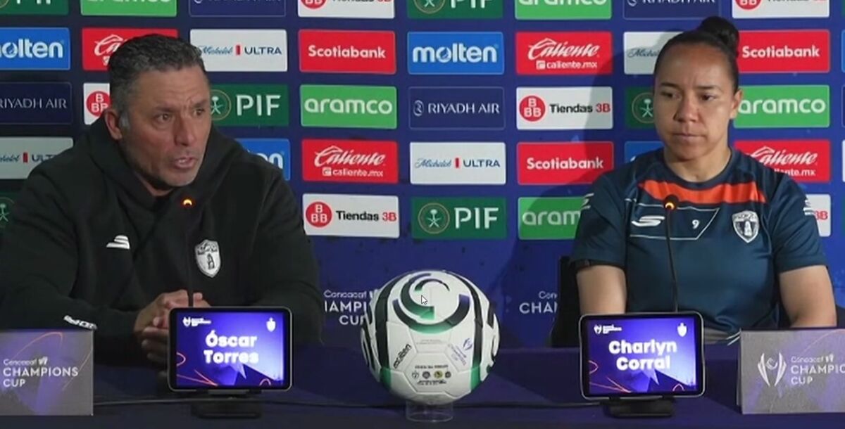 conferencia de prensa, Pachuca Femenil, Gotham FC, Charlyn Corral, Óscar Torres, tercer lugar, Champions Cup W, Juan Carlos Amorós, Gotham FC, Sofia Cook