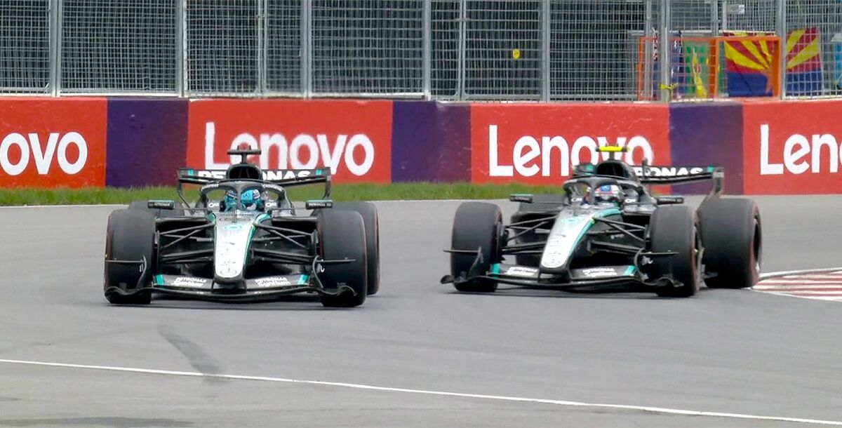 Fórmula 1, Gran Premio de Canadá, George Russell, Kimi Antonelli, Mercedes, Checo Pérez, carrera, en vivo, crónica