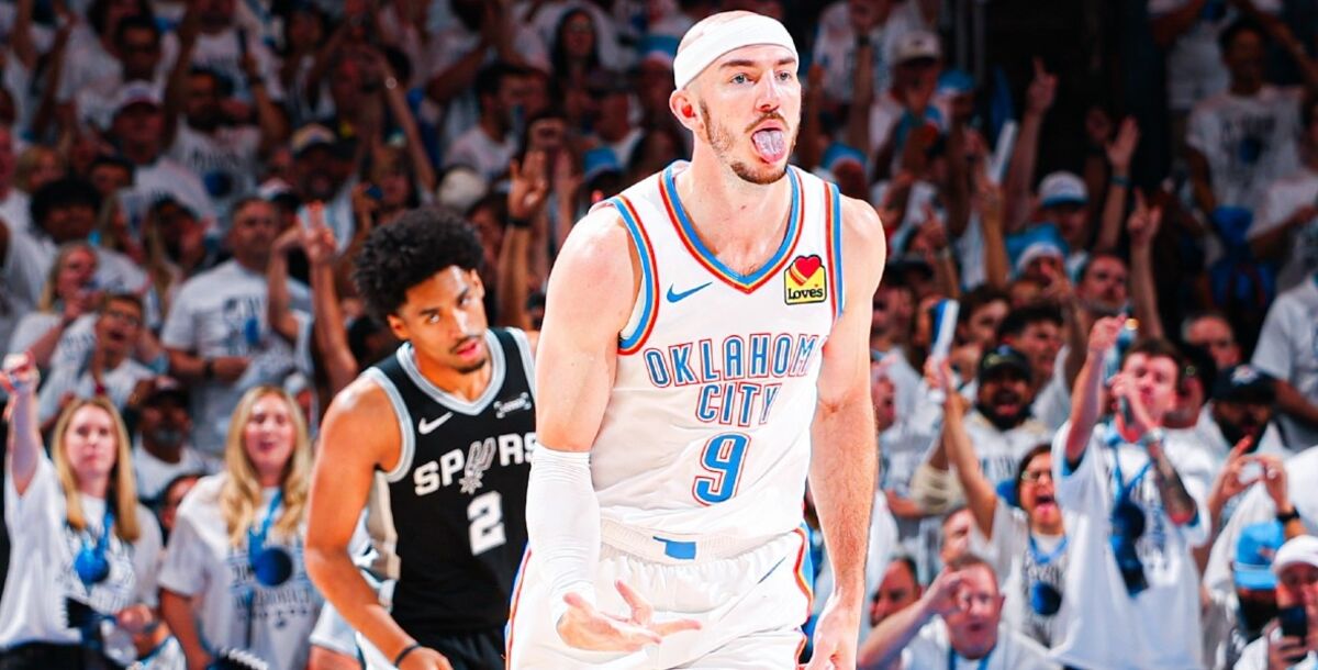 Oklahoma City Thunder, San Antonio Spurs, Final del Oeste, Playoffs, Shai Gilgeous-Alexander, Alex Caruso, Jarrod McCain, NBA