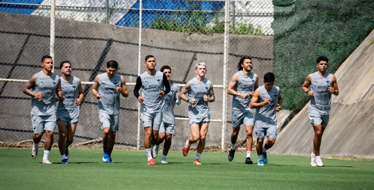Rayados, entrenamiento, Matías Almeyda, Esteban Andrada, César Garza, pretemporada, Liga MX
