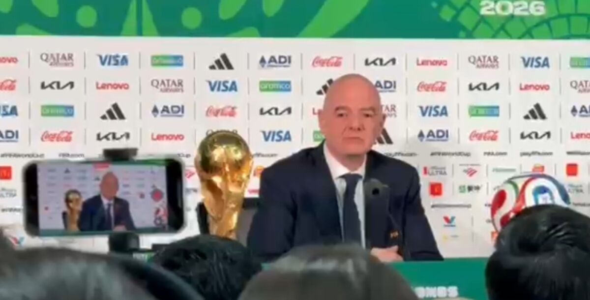 Gianni Infantino, conferencia de prensa, Mundial, Copa del Mundo, Ciudad de México, partido inaugural, FIFA, México