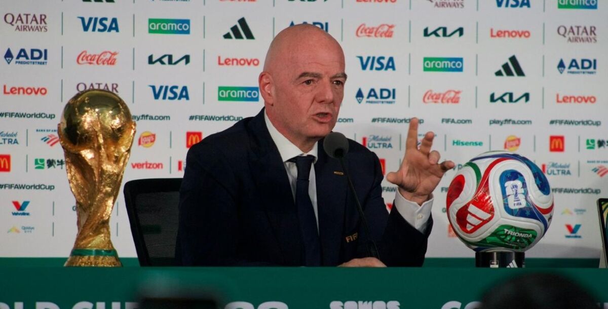 Gianni Infantino, conferencia de prensa, Mundial, Copa del Mundo, Ciudad de México, partido inaugural, FIFA, México
