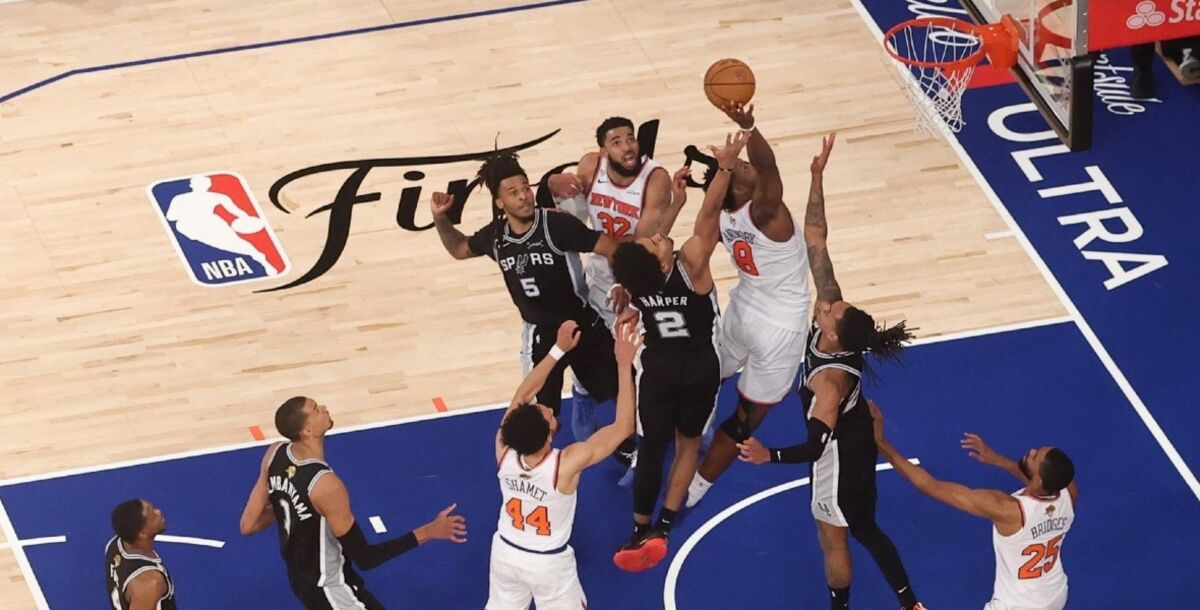 New York Knicks, remontada, San Antonio Spurs, NBA Finals, Jalen Brunson, OG Anunoby