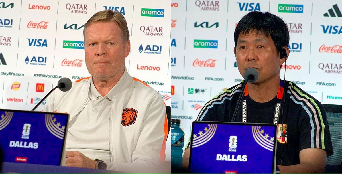 Mundial 2026, Países Bajos, Japón, Ronald Koeman, Hajime Moriyasu, Frenkie de Jong, Grupo F, Dallas, reacciones, 