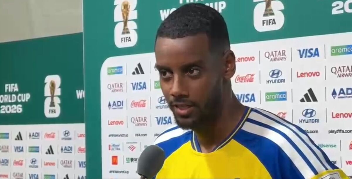zona mixta, Alexander Isak, Suecia, Suecia vs Túnez, Mundial 2026, Estadio Monterrey, Copa del Mundo 2026, Mundial 2026