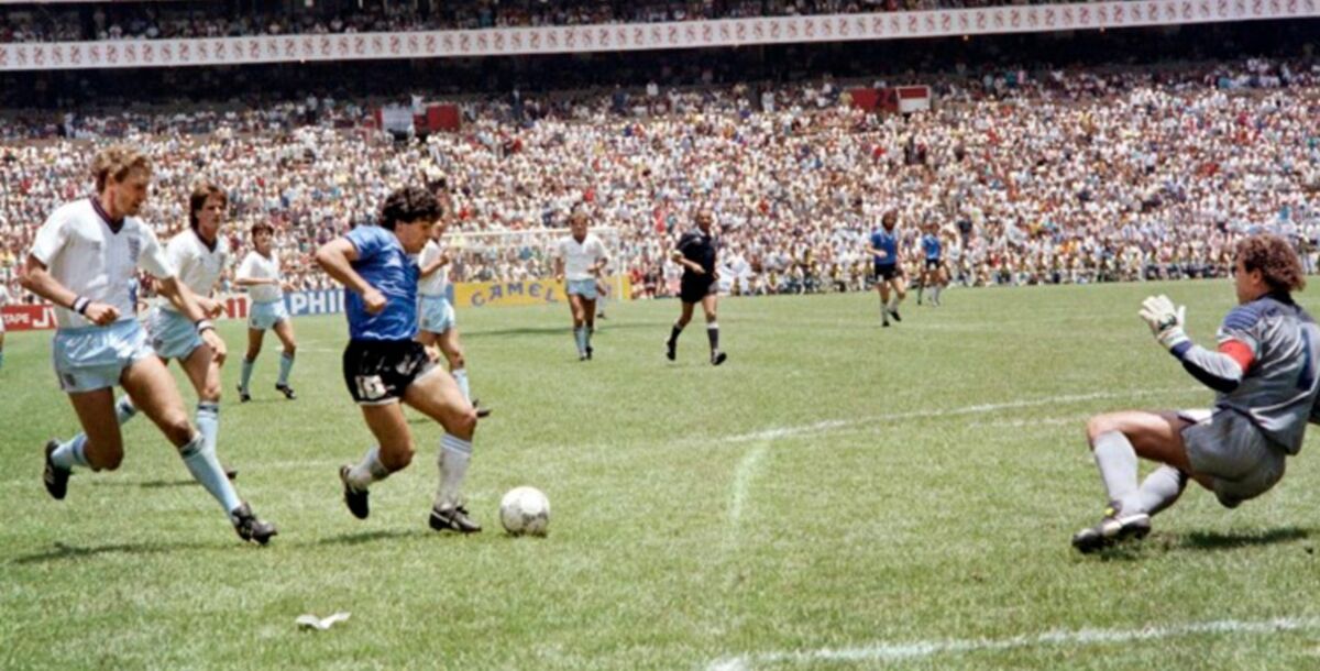 Diego Maradona, 40 años, Gol del Siglo, Mano de Dios, Argentina, Inglaterra, Copa del Mundo, Estadio Azteca