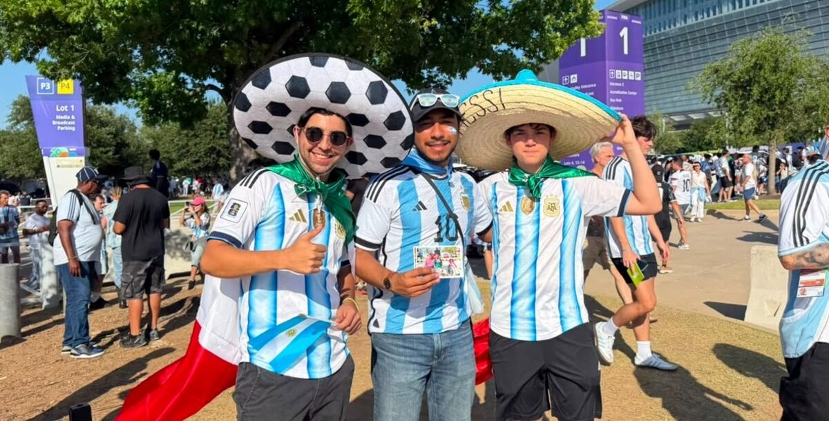 Argentina, Jordania, Copa del Mundo, color, hinchada, aficionados, color, fotos, Mundial 2026