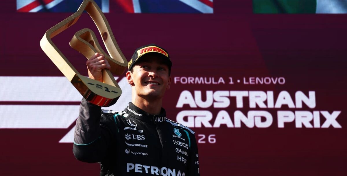 George Russell, Gran Premio de Austria 2026, Mercedes, pole position, Max Verstappen, Red Bull, Kimi Antonelli, Sergio Pérez, Cadillac