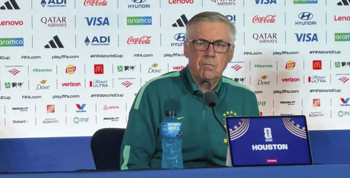 Carlo Ancelotti, rueda de prensa, conferencia, declaraciones, Brasil, Brasil vs Japón, Mundial 2026
