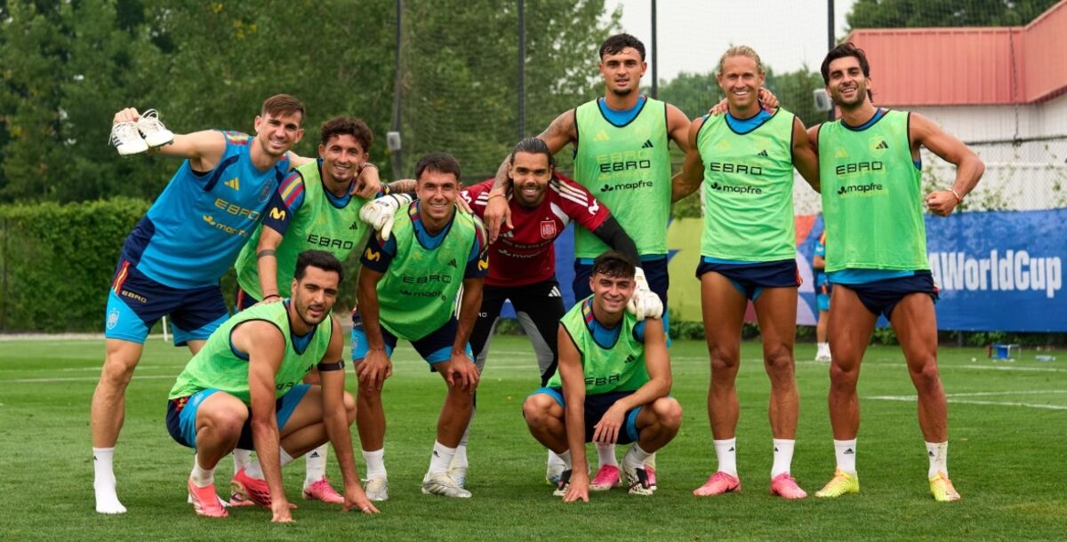 España, entrenamiento, New Jersey, Copa del Mundo, Final, Luis de la Fuente, Lamine Yamal, Pedro porro
