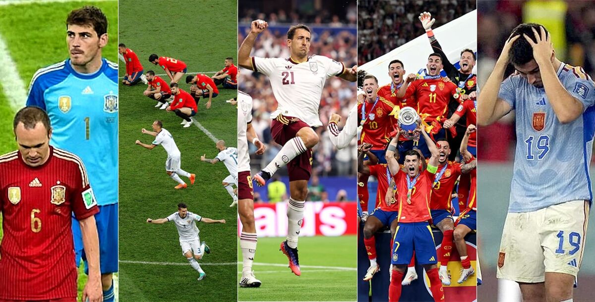 Mundial 2026, España, fracasos, títulos, Sudáfrica 2010, Eurocopa 2012, Brasil 2014, Rusia 2018, Qatar 2022, Vicente del Bosque, Julen Lopetegui, Fernando Hierro, Luis Enrique, Luis de la Fuente