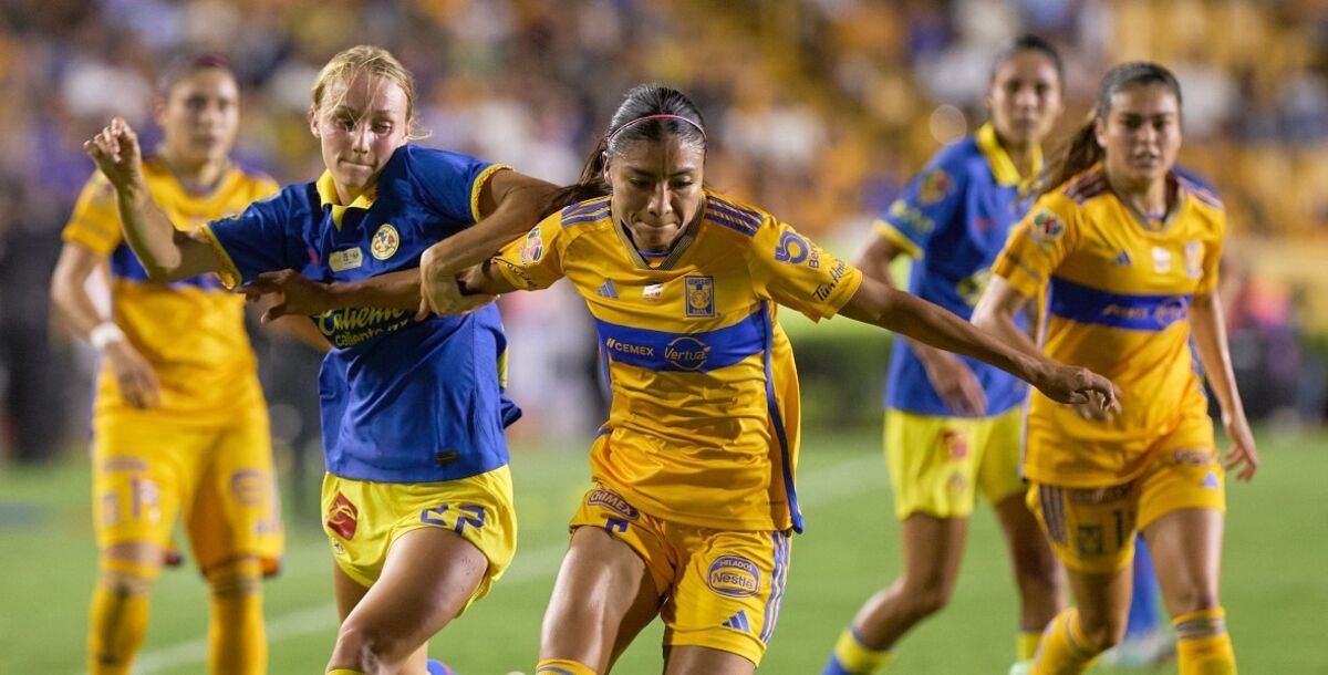 Tigres vs América Campeón de Campeonas Femenil, final del Campeón de Campeonas 2023, felinas campeonas del Apertura 2025, Águilas vigentes monarcas del Clausura 2026, historia del trofeo en San Nicolás, escuadras de la Liga MX Femenil