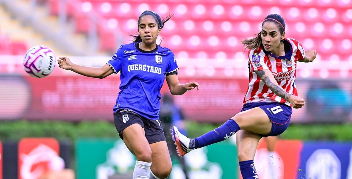 Chivas Femenil, Querétaro, Guadalajara, Gallos Femenil, Liga Femenil, Apertura 2026, Jornada 1, Estadio Akron, crónica, resultado, goles