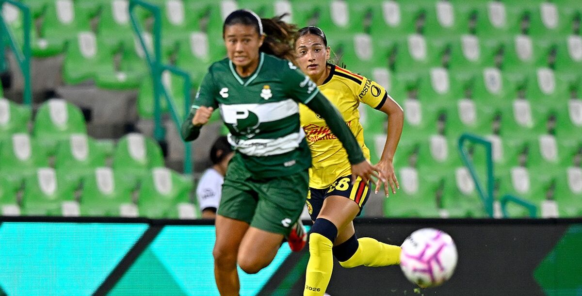 Santos, América Femenil, Guerreras, Águilas, Liga Femenil, Apertura 2026, Jornada 1, Estadio Corona, crónica, resultado, goles