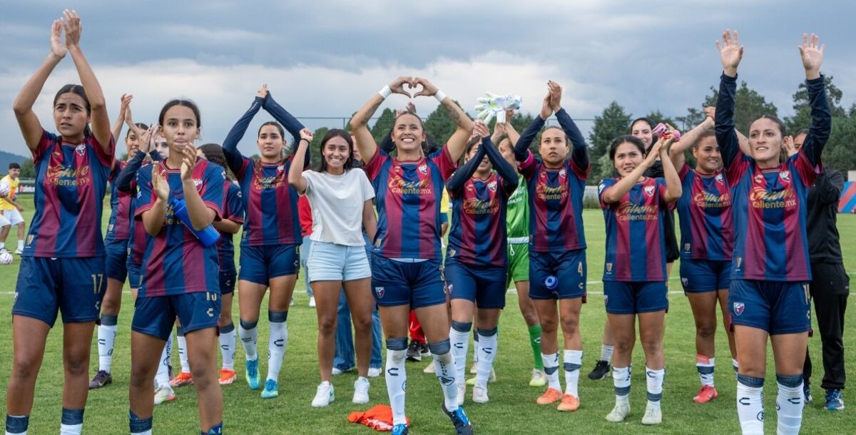 Nicolas Morales, director técnico, Atlante Femenil vs Necaxa, primera victoria, Primera División, gol histórico de Alexia Villanueva, primera anotación oficial del club en la Liga Femenil, debut en la primera edición del Padre de los Clásicos