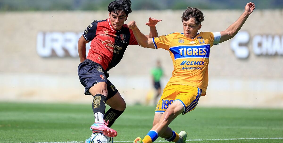 Atlas, Tigres, Fuerzas Básicas, Sub 21, Sub 19, Liga MX, Apertura 2026, Jornada 4, Academia AGA, crónica, resultado, goles, Hernán Elizondo, Luis Ramírez, Carlos Turrubiates, Julio García