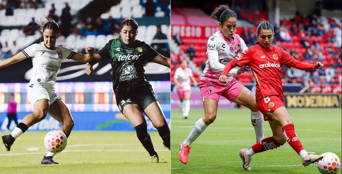 León, Querétaro, Toluca, Atlas, León vs. Querétaro, Toluca vs. Atlas, Liga Femenil, Apertura 2026, Jornada 3, previa